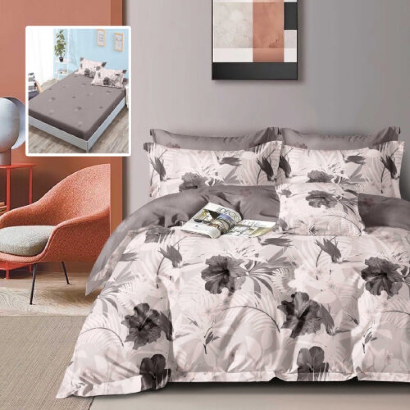 LENJERIE FINET 6 PIESE CU HUSĂ – 160×200 ȘI 180×200 (HF6P320)